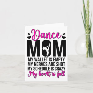 Cartão Dança Mãe Engraçada Dançando Mãe Dançando Dançarin