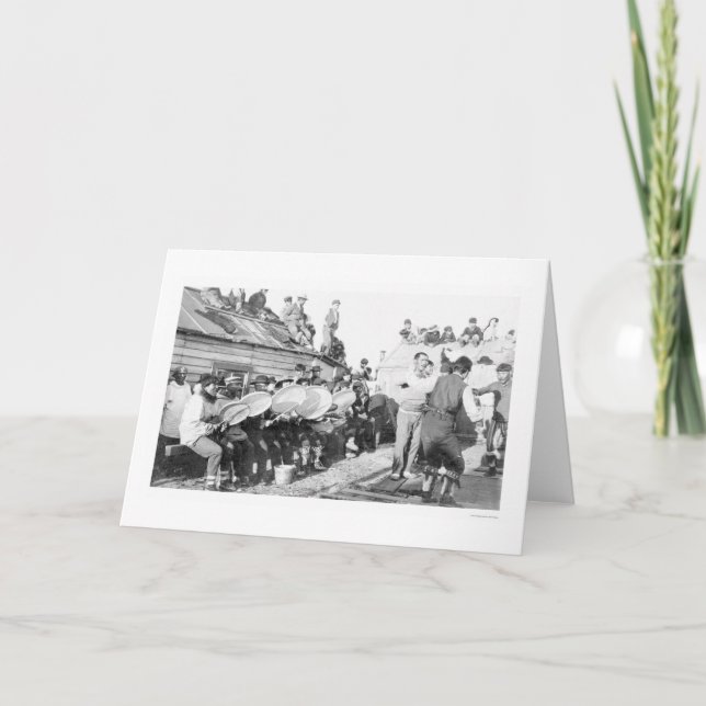 Cartão Dança Nome Alaska 1910 (Frente)