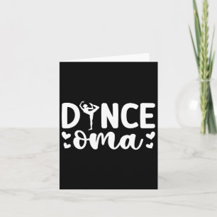 Cartão Dança Oma De Uma Dançarina Oma Dançando Oma Avó
