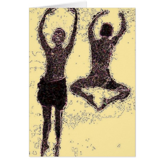 Cartão Dança para a Alegria (Frente)