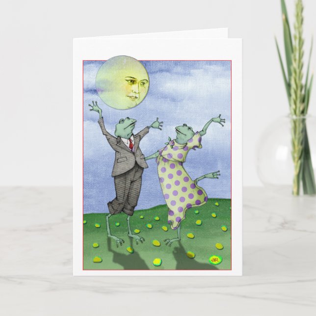 Cartão Dança solar (Frente)