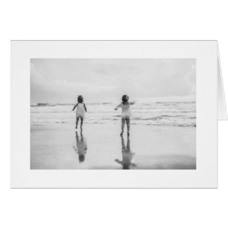 Cartão "Dançando Na Areia"