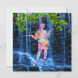 Cartão Dançar com a Natureza