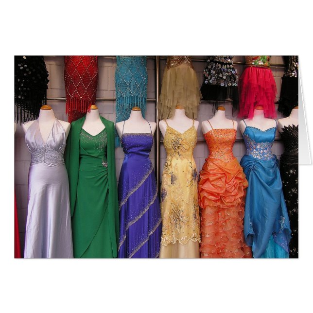 Cartão Dançar na rua (Frente horizontal)