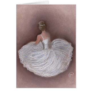 Cartão dançarina balé