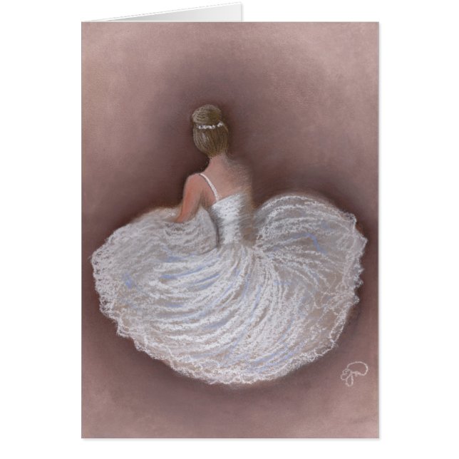 Cartão dançarina balé (Frente)