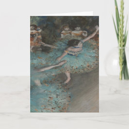 Cartão Dançarino Balançando em Degas