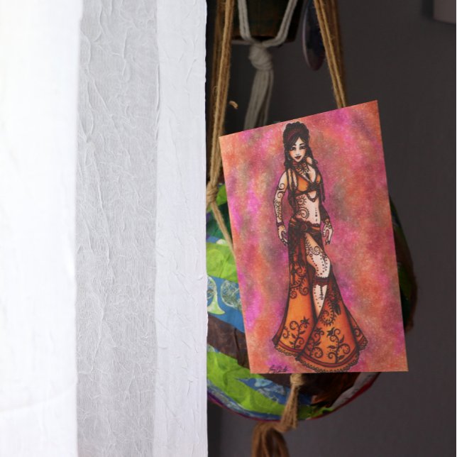 Cartão Dançarino Capricorn Belly (Criador carregado)