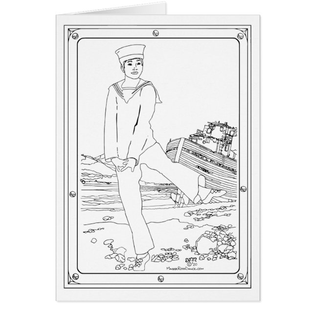 Cartão Dançarino da Escócia Highland (Frente)