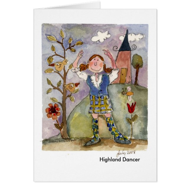 Cartão Dançarino das montanhas (Frente)