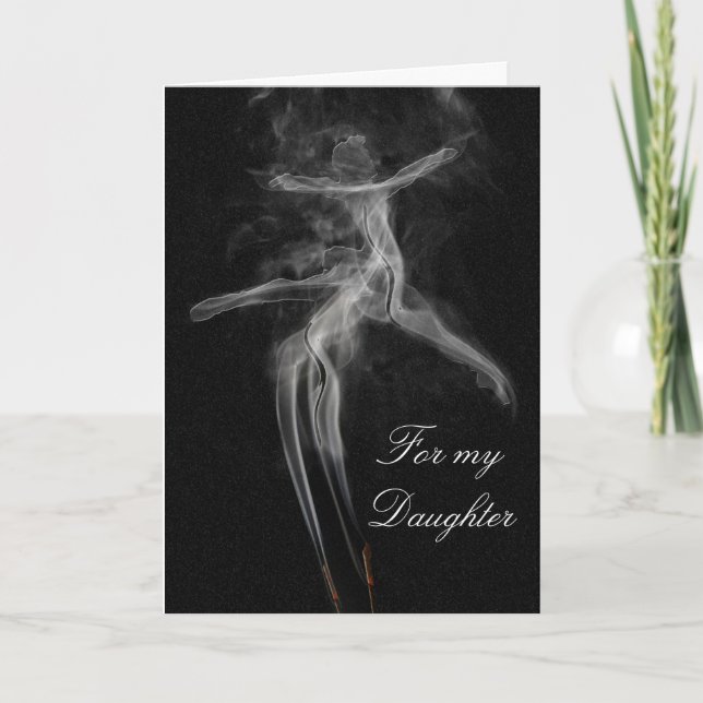 Cartão Dançarino de fumaça (Frente)