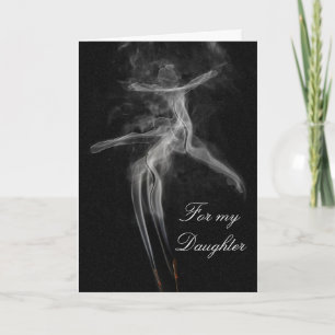 Cartão Dançarino de fumaça