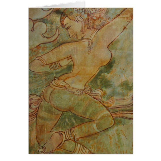 Cartão Dançarino de Kerala (Frente)