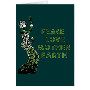 Cartão Dançarino do Dia da Terra