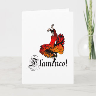Cartão Dançarino do Flamenco