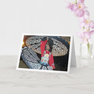 Cartão Dançarino Egípcio Tanoura