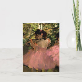Cartão Dançarinos a rosa