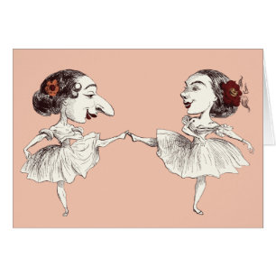 Cartão Dançarinos de balé