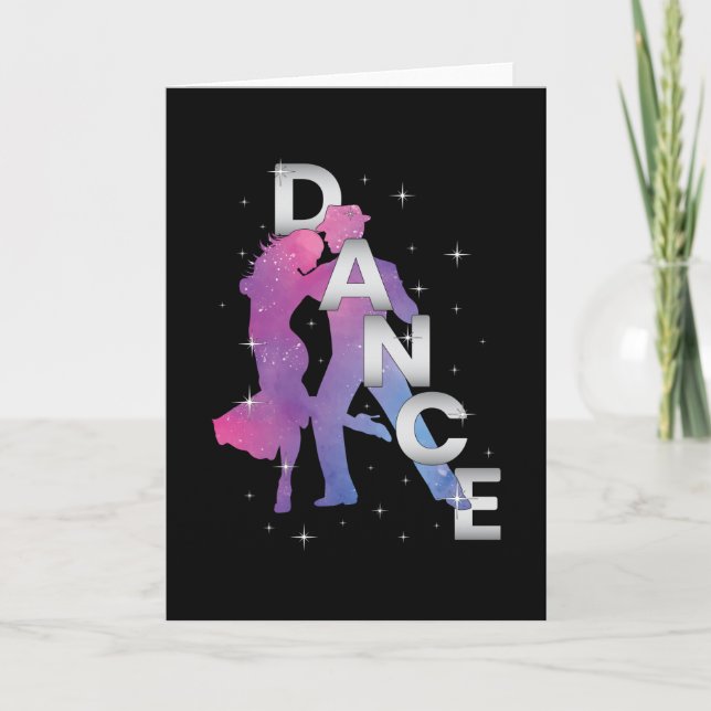 Cartão Dance Dancing Party Sport Music Dancer Idea (Frente)