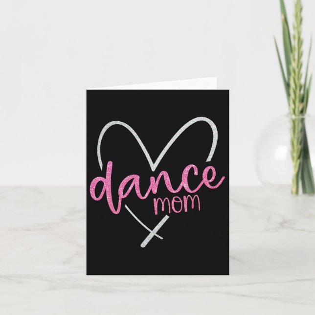 Cartão Dance Mãe Balé Dançando Mãe Dia de as mães (Frente)