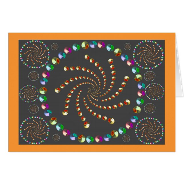 Cartão "Dance party " (Frente Horizontal)