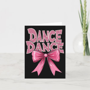 Cartão Dance Pink Dancing Arco Cuz Balé Considerando Cl G