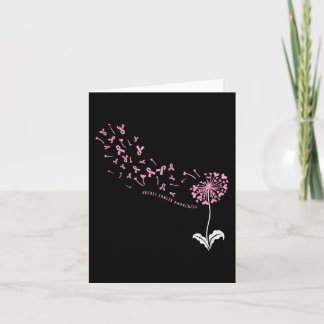 Cartão Dandelion Breast Awarness Pink RIbbon Supp