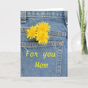 Cartão Dandelion Mother's Day card