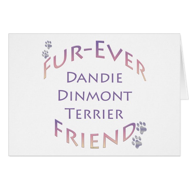 Cartão Dandie Dinmont Terrier Fuore (Frente Horizontal)