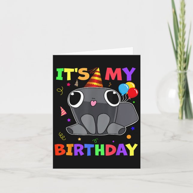 Cartão Dandys Pebble Aniversário Mundo Para Crianças B (Frente)