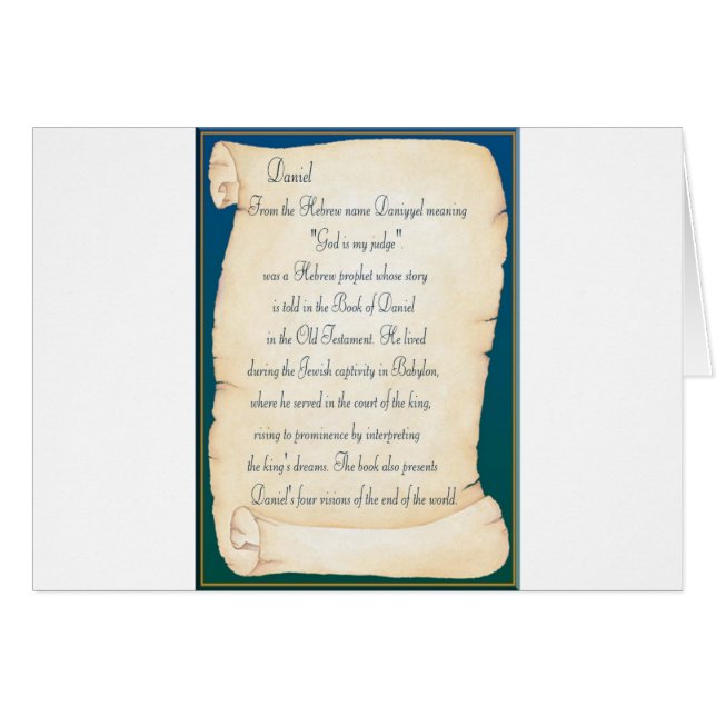 Cartão Daniel (Frente Horizontal)
