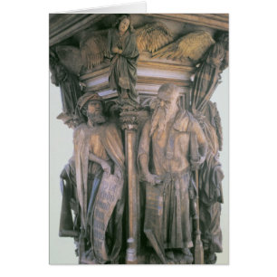 Cartão Daniel e Isaiah na disputa, suporte sextavado