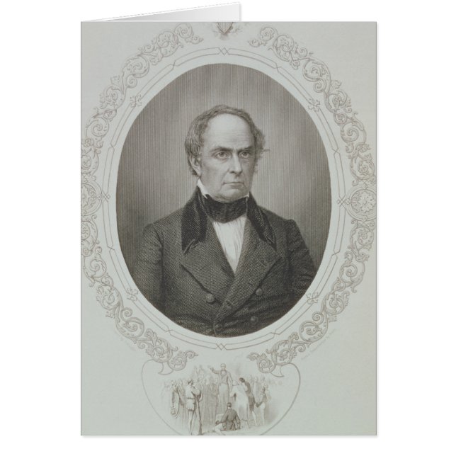 Cartão Daniel Webster (Frente)
