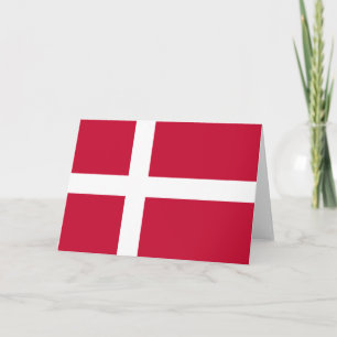 Cartão Danish Flag