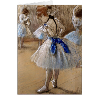 Cartão Danseuse (dançarino), Edgar Degas