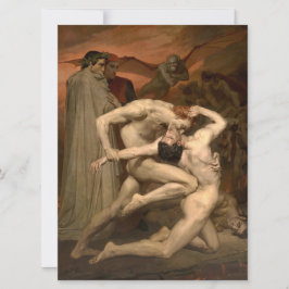 Cartão Dante e Virgil no Inferno (por Bouguereau)