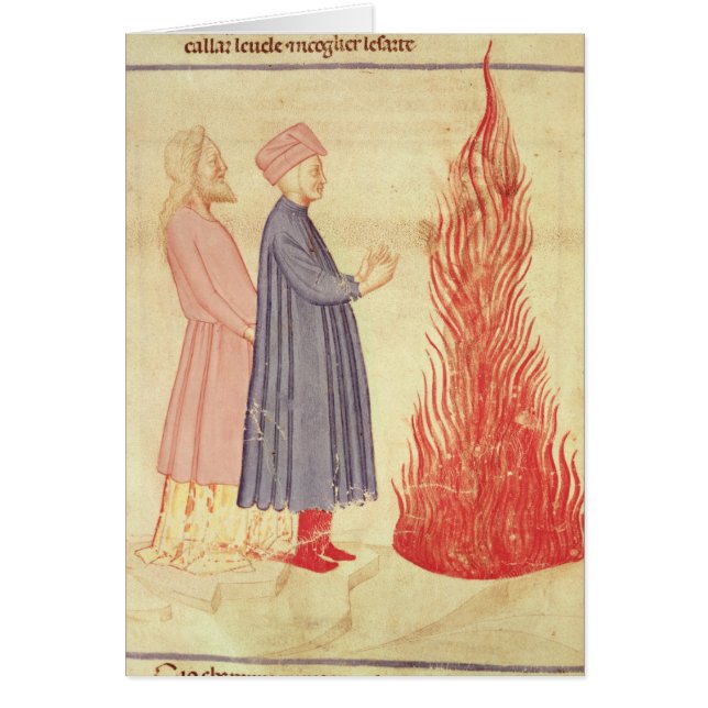 Cartão Dante e Virgil reconhecem Ulysees (Frente)