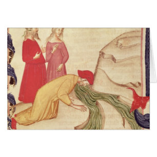 Cartão Dante que purifying antes de entrar