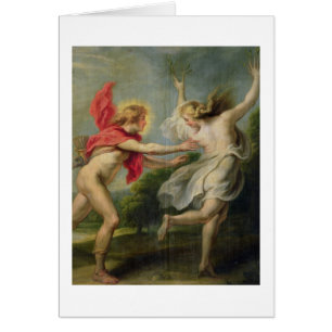 Cartão Daphne e Apollo (óleo)