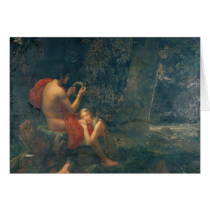 Cartão Daphnis e Chloe, 1824-25