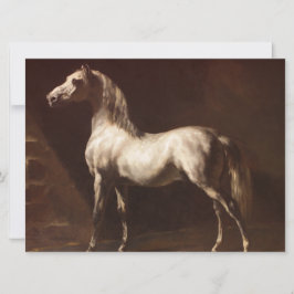 Cartão Dapple Cinza Horse (por Théodore Géricault)