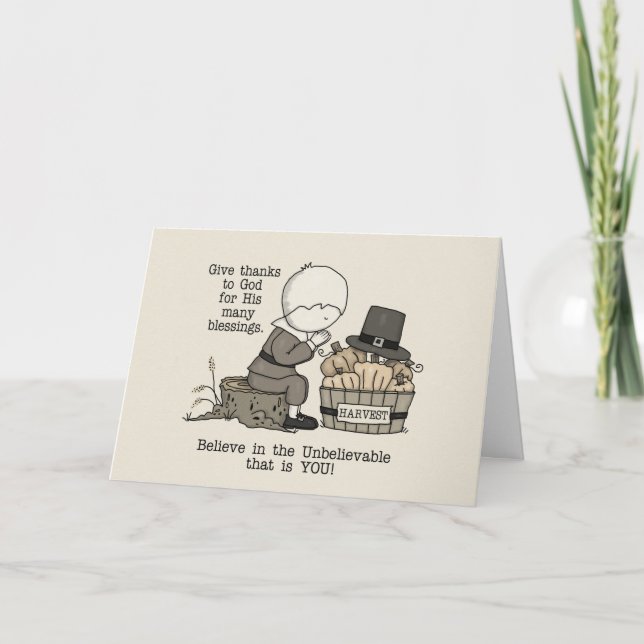 Cartão Dar Obrigados (Frente)