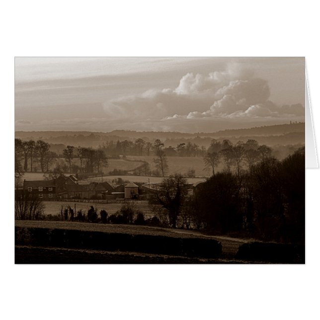Cartão Darenésimo Valley, Shoreham, Sevenoaks em Kent (Frente Horizontal)
