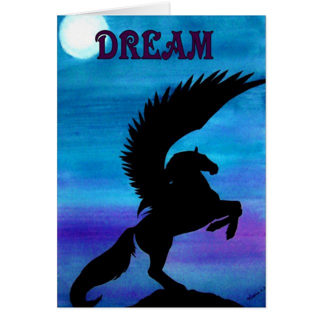 Cartão Darkwind "sonho " (Frente)