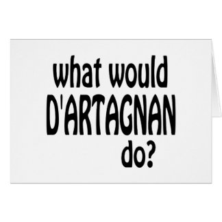 Cartão D'Artagnan