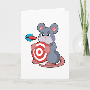 Cartão Dartboard Dart Mouse Darts