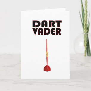 Cartão Darts Sayings Funny Men Motive Darts Gift Idea