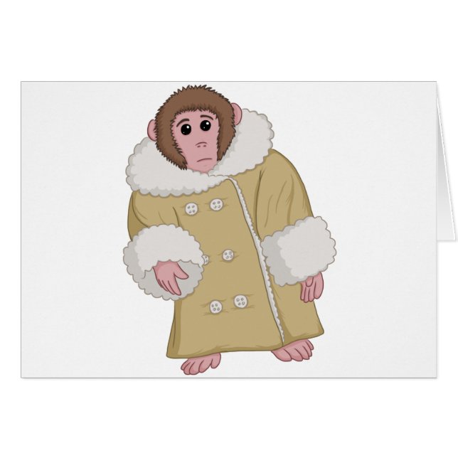Cartão Darwin que Ikea Monkey (Frente Horizontal)