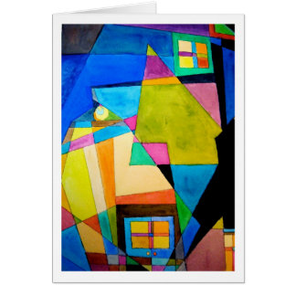 Cartão das belas artes