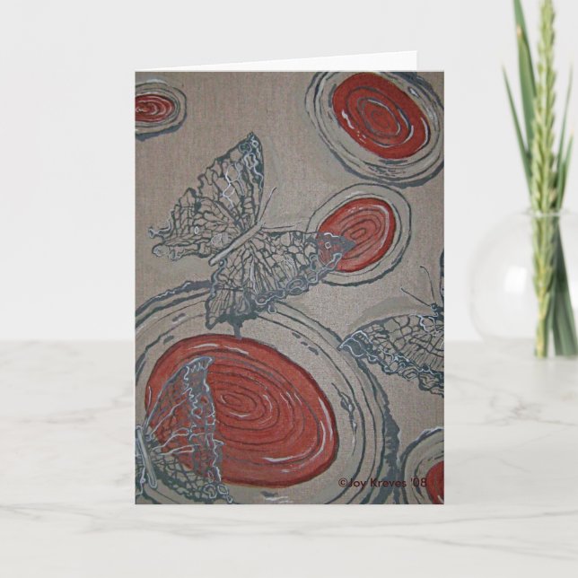 Cartão das borboletas (Frente)